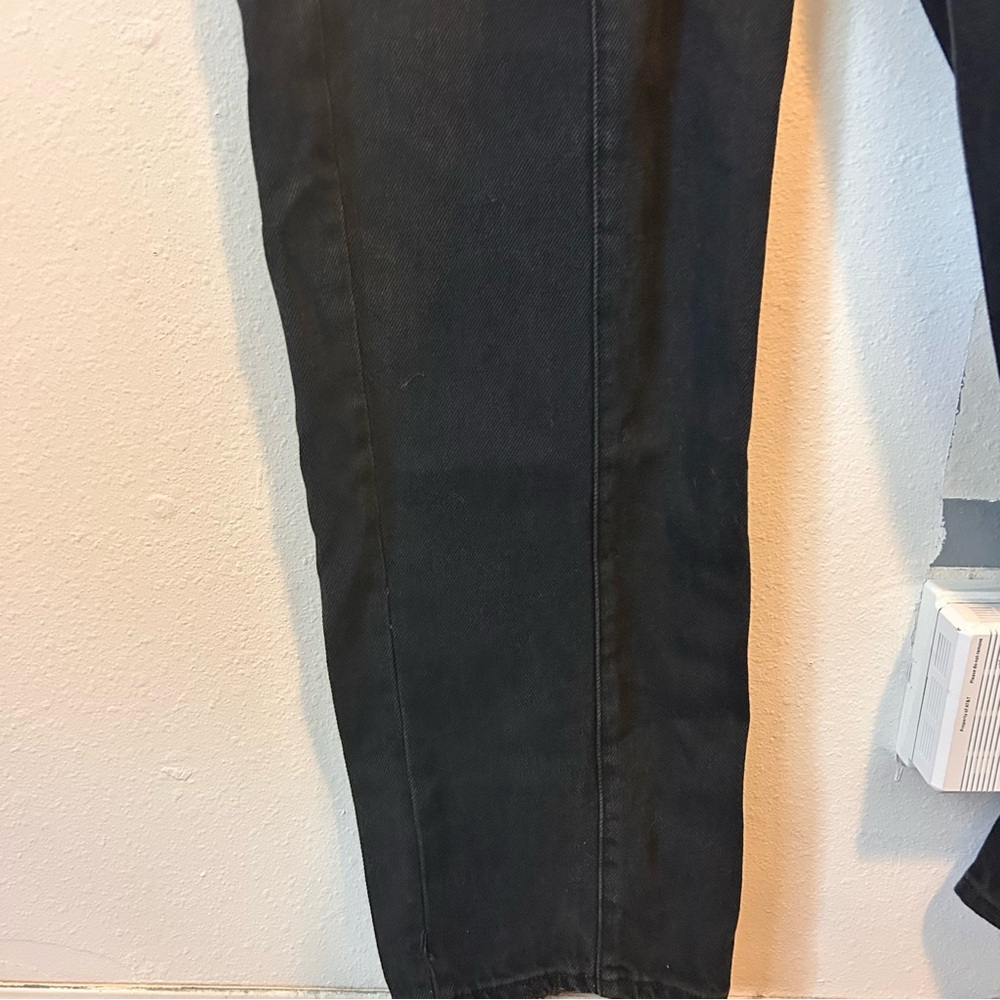 New! Zara Medium Women’s The Dorian Black Denim Jumpsuit - Picture 12 of 16